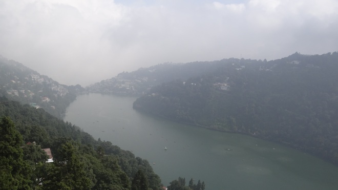 View of the lake from the cable car